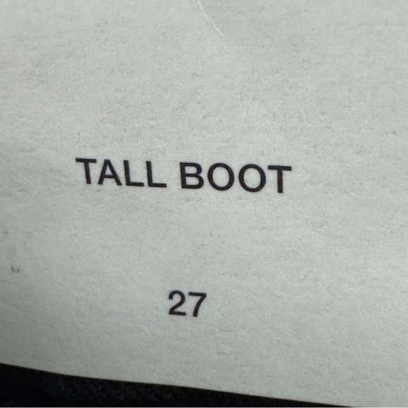 7 For All Mankind Tall Boot Black Distressed Jeans Size 27 - Picture 7 of 9